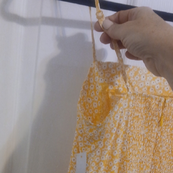 Goodthreads Yellow and White Spaghetti Strap Sundress - Picture 5 of 6